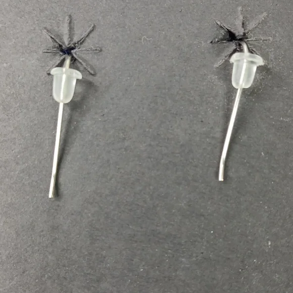 Wind Star Sterling Silver Dangle Earrings Hook Style - Picture 5 of 12